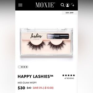 Moxie Nano-Grip Happy Lashies. NEW—never opened.